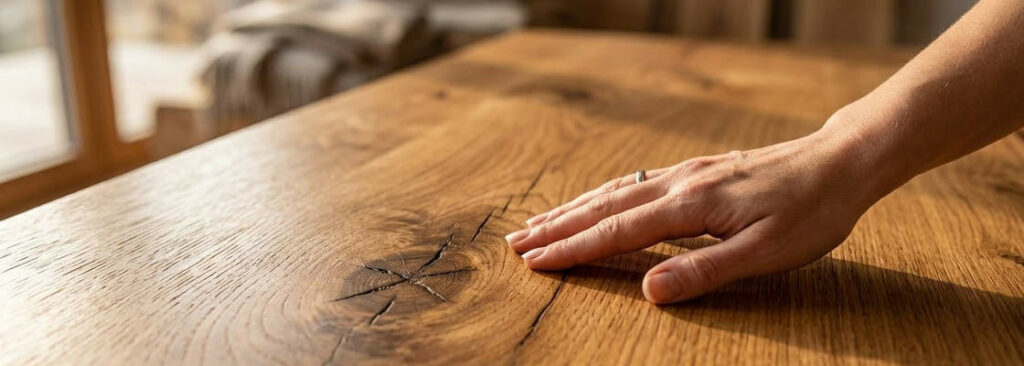 Möbel aus Wildeiche erfreuen sich großer Beliebtheit.