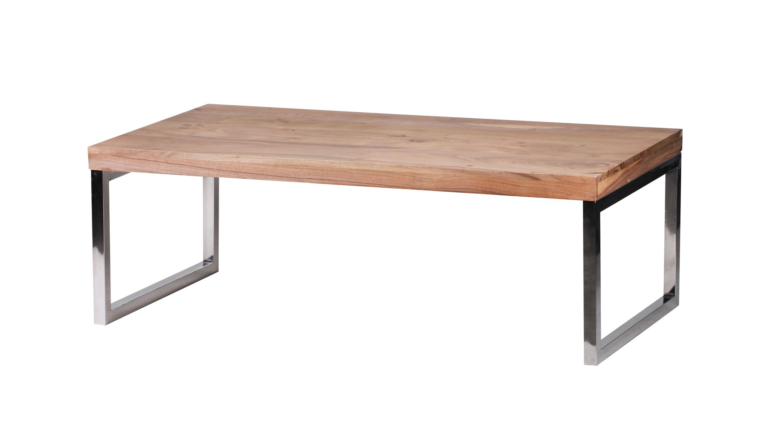 Couchtisch Akazie massiv lackiert 120 x 60 cm - GILDA 