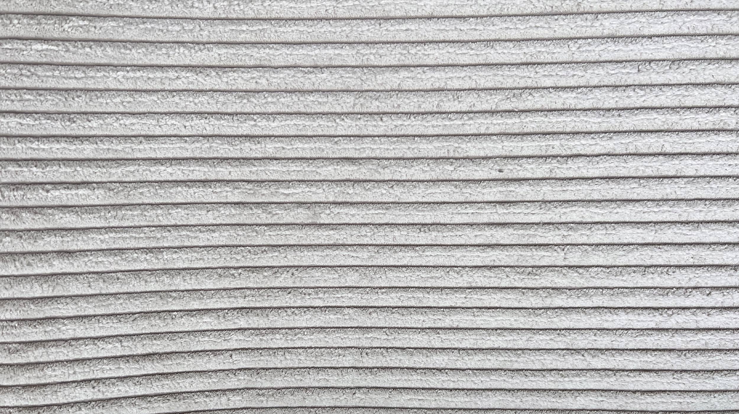 Big Sofa Cord grau-beige - 241 cm Federkernpolsterung - MILEY