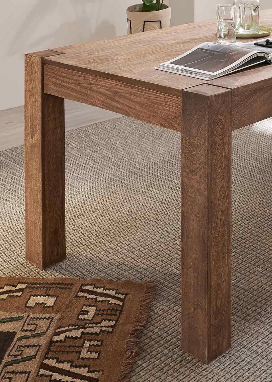 Esstisch Massivholztisch Mango gebeizt 180 x 90 cm - MANGALA