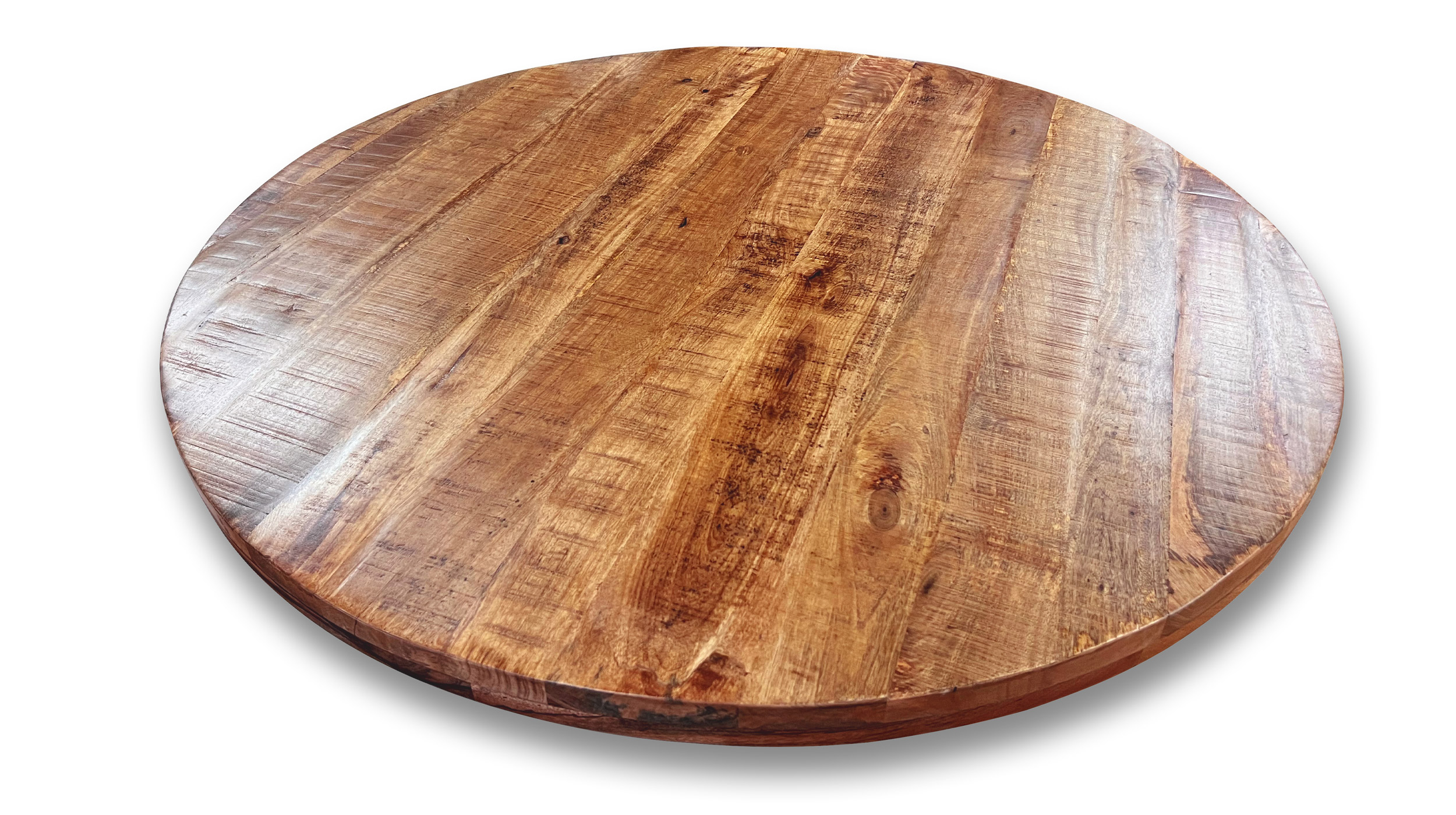 Esstisch Massivholztisch 110 cm rund Mango lackiert - EDUARDO