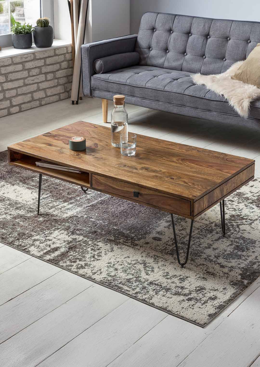 Couchtisch BARBRO Sheesham Massivholz kaufen