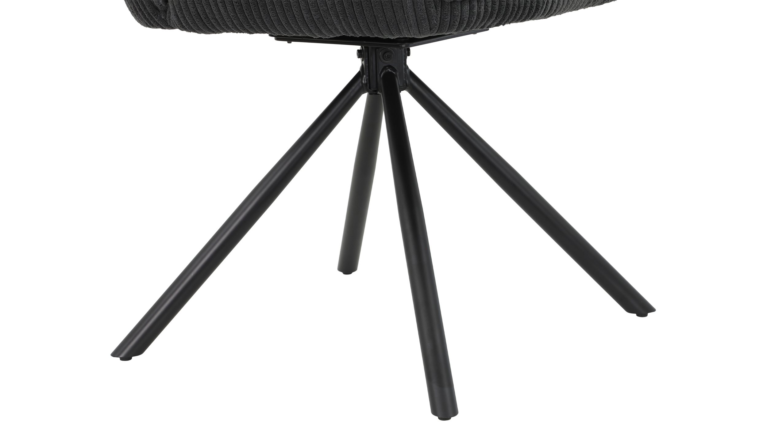 Armlehnstuhl anthrazit Drehstuhl Microfaser - INGE