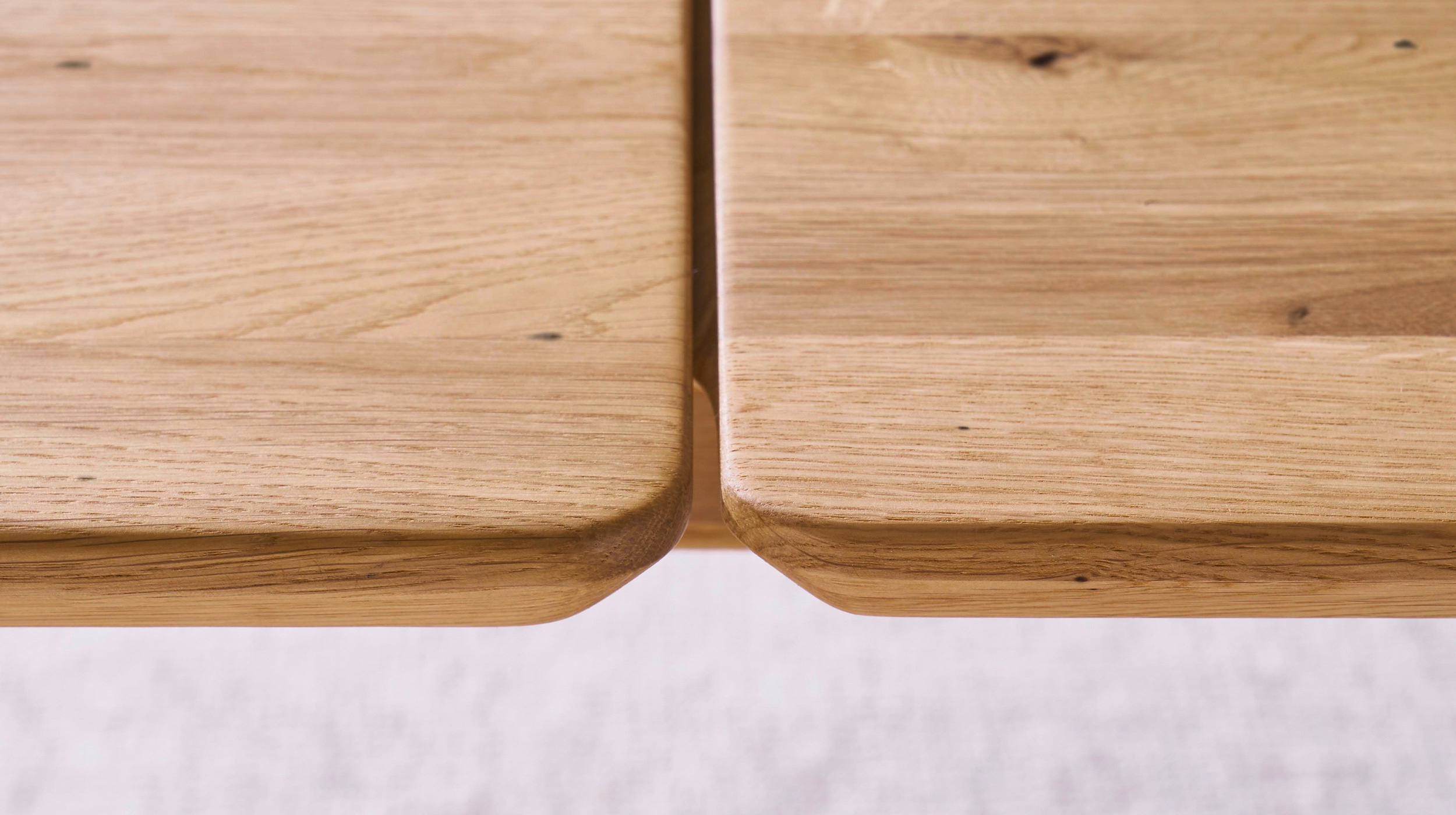 Esstisch Massivholztisch 200 cm in Wildeiche ausziehbar - RICARDO