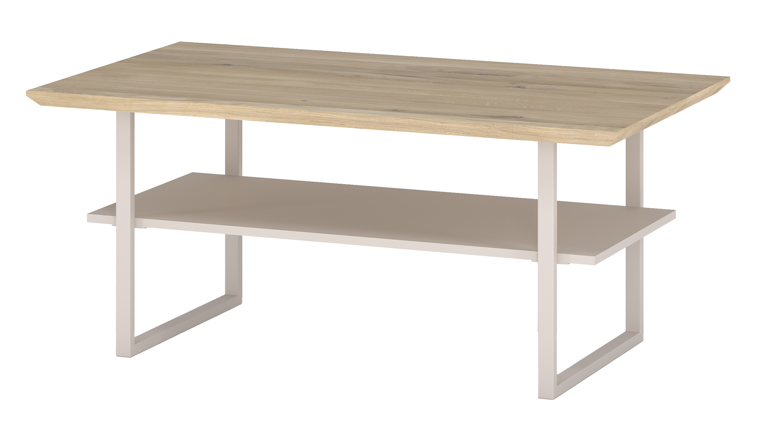 Couchtisch Eiche teilmassiv geölt 115 x 65 cm - KAI 
