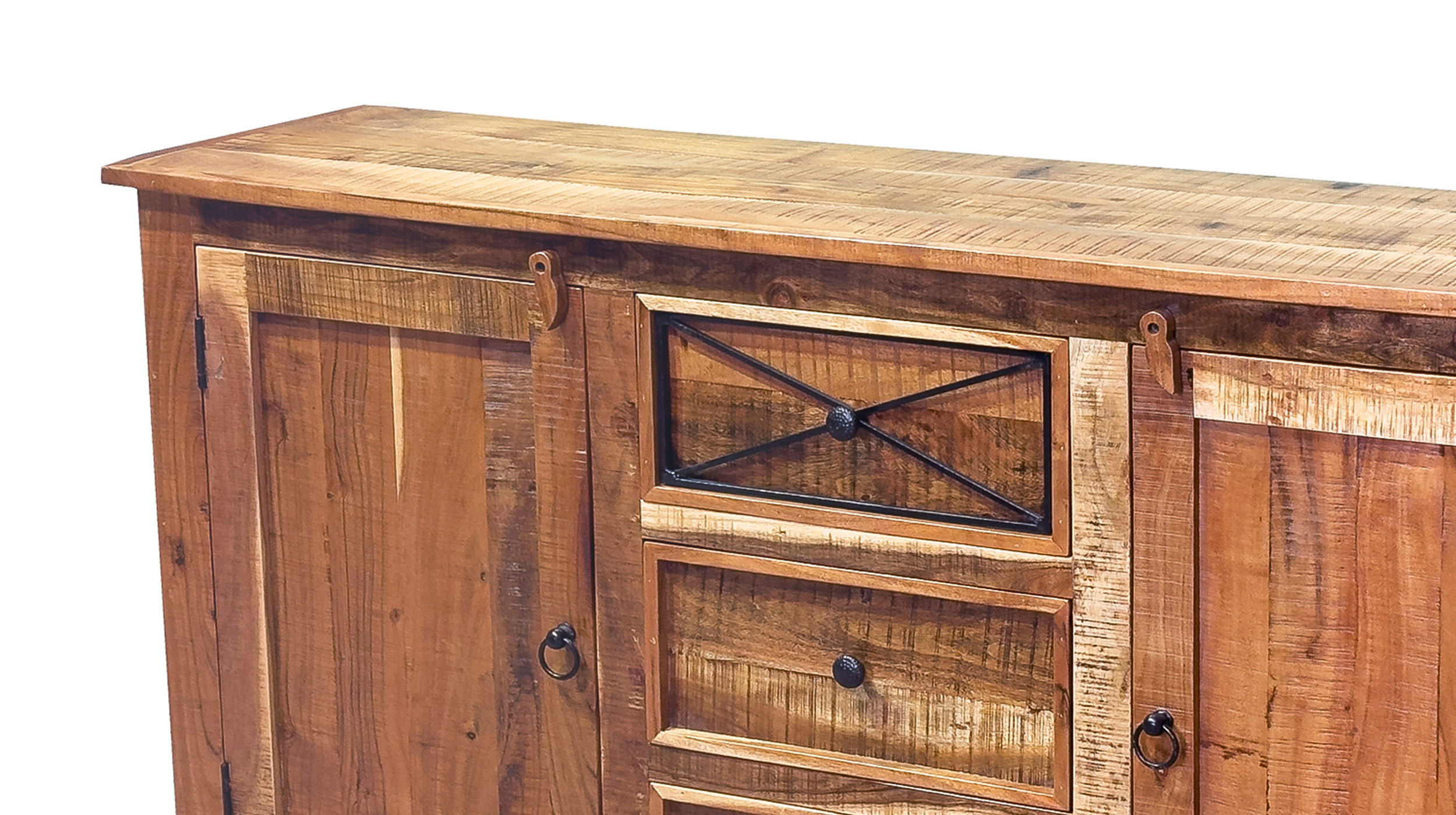 Sideboard 150 cm Akazie massiv lackiert montiert - ACANO