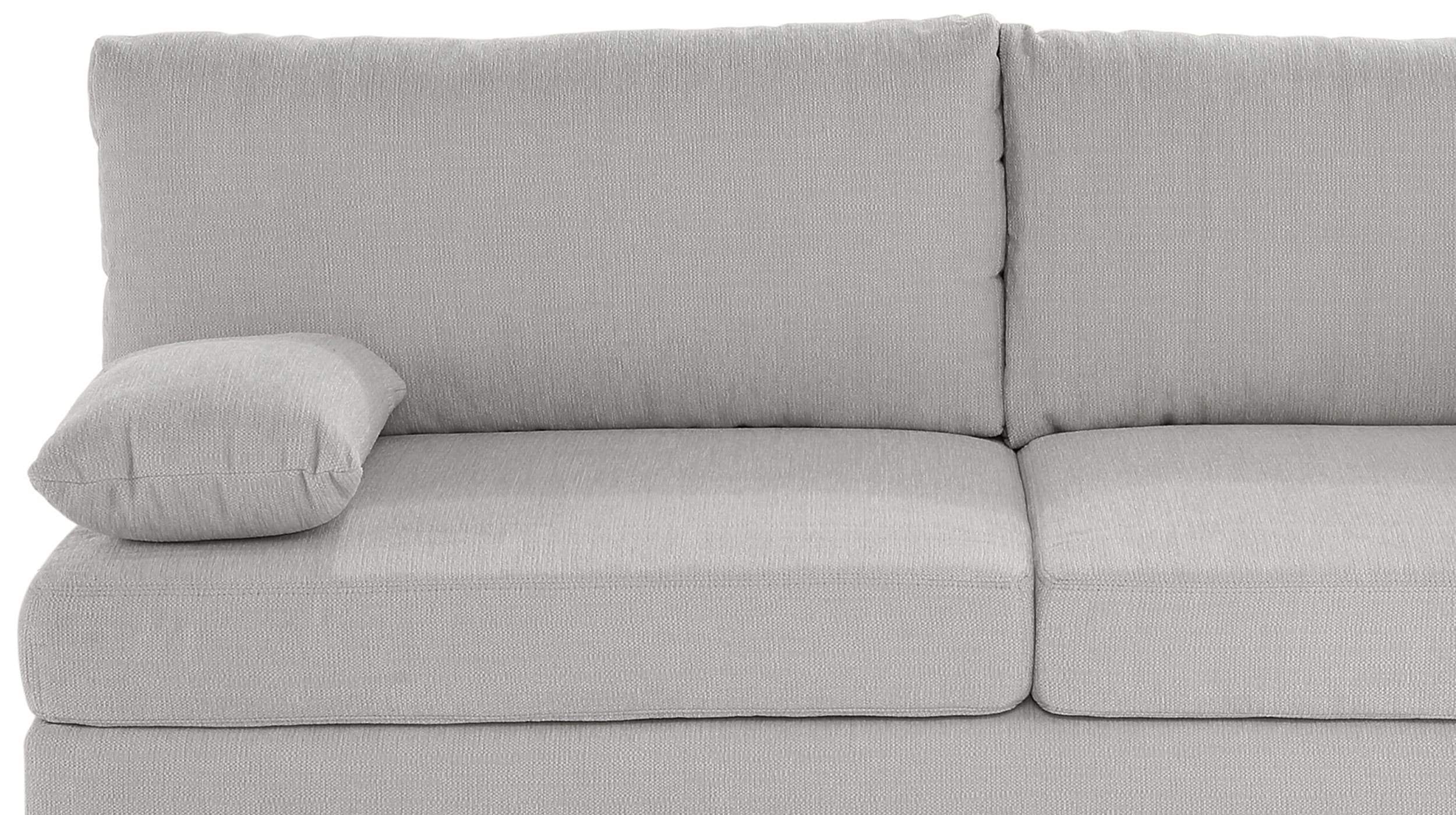 Schlafsofa mit Schlaffunktion grau 201 x 110 cm - JELKO 