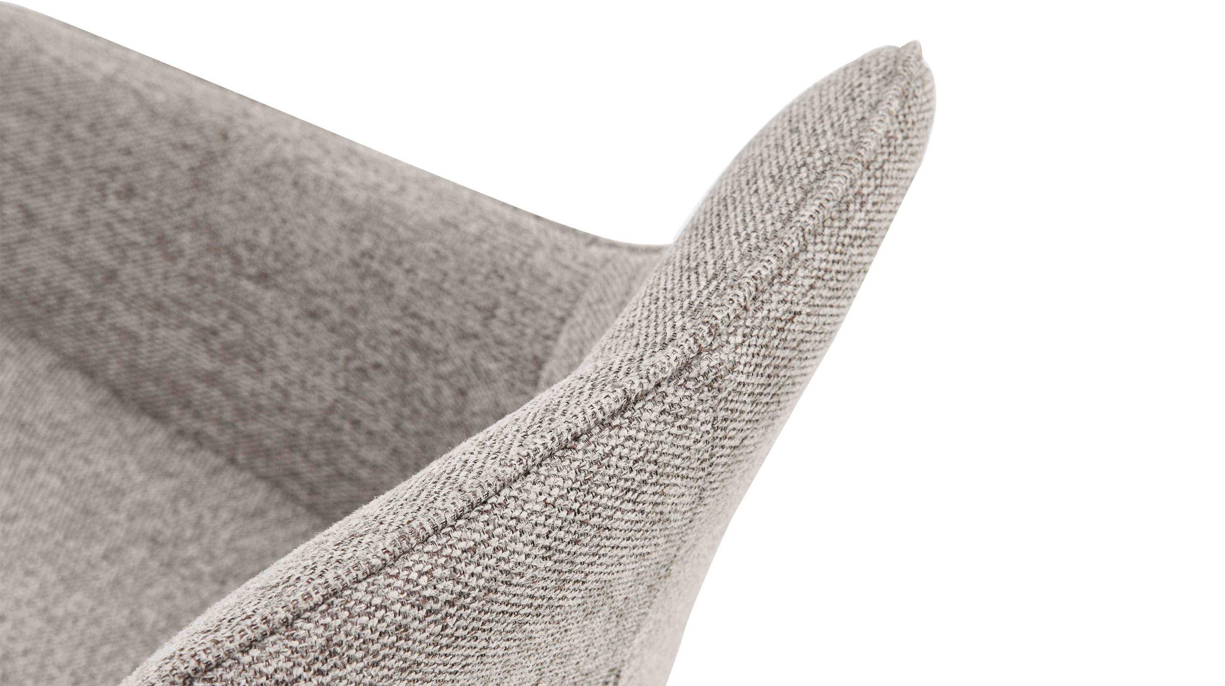 Polsterstuhl Armlehnstuhl schlamm Webstoff - Buche massiv - LIPARI