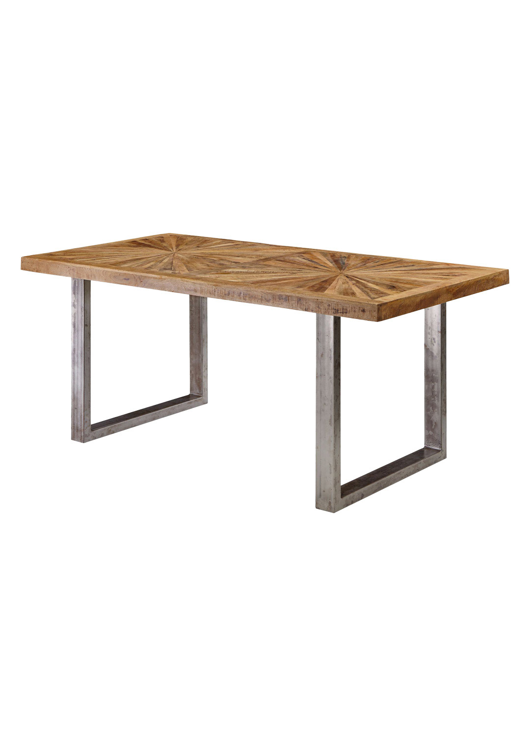 Esstisch massives Mango-Holz lackiert 180 x 90 cm - MARETH