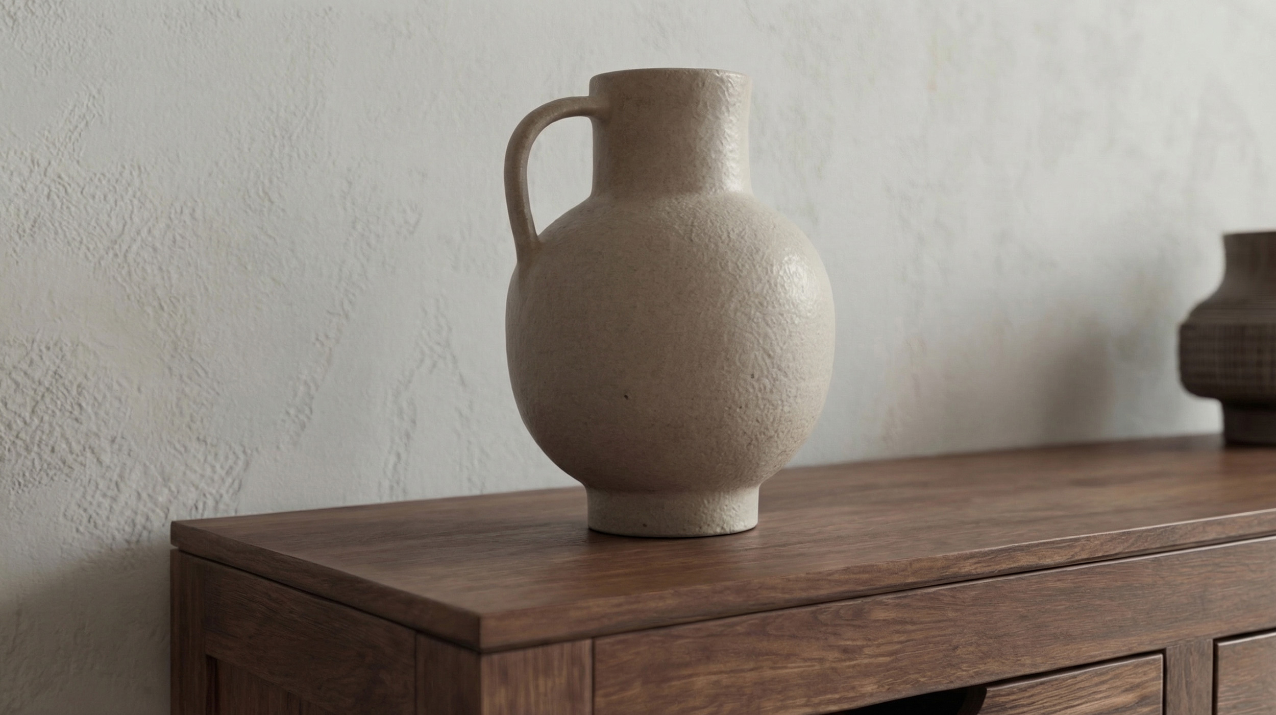 Sideboard 140 cm Mango massiv gebeizt montiert - MANGALA