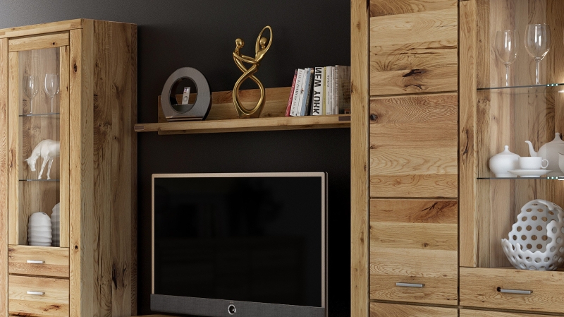 Wandboard Wildeiche teilmassiv geölt 138 cm - FREYJA