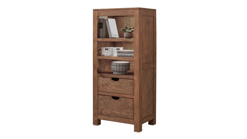 Kommode 55 cm Mango massiv gebeizt - montiert - MANGALA