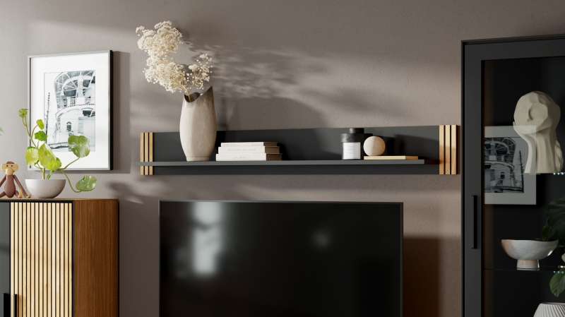 Wandboard Eiche teilmassiv geölt 164 cm - BELLA