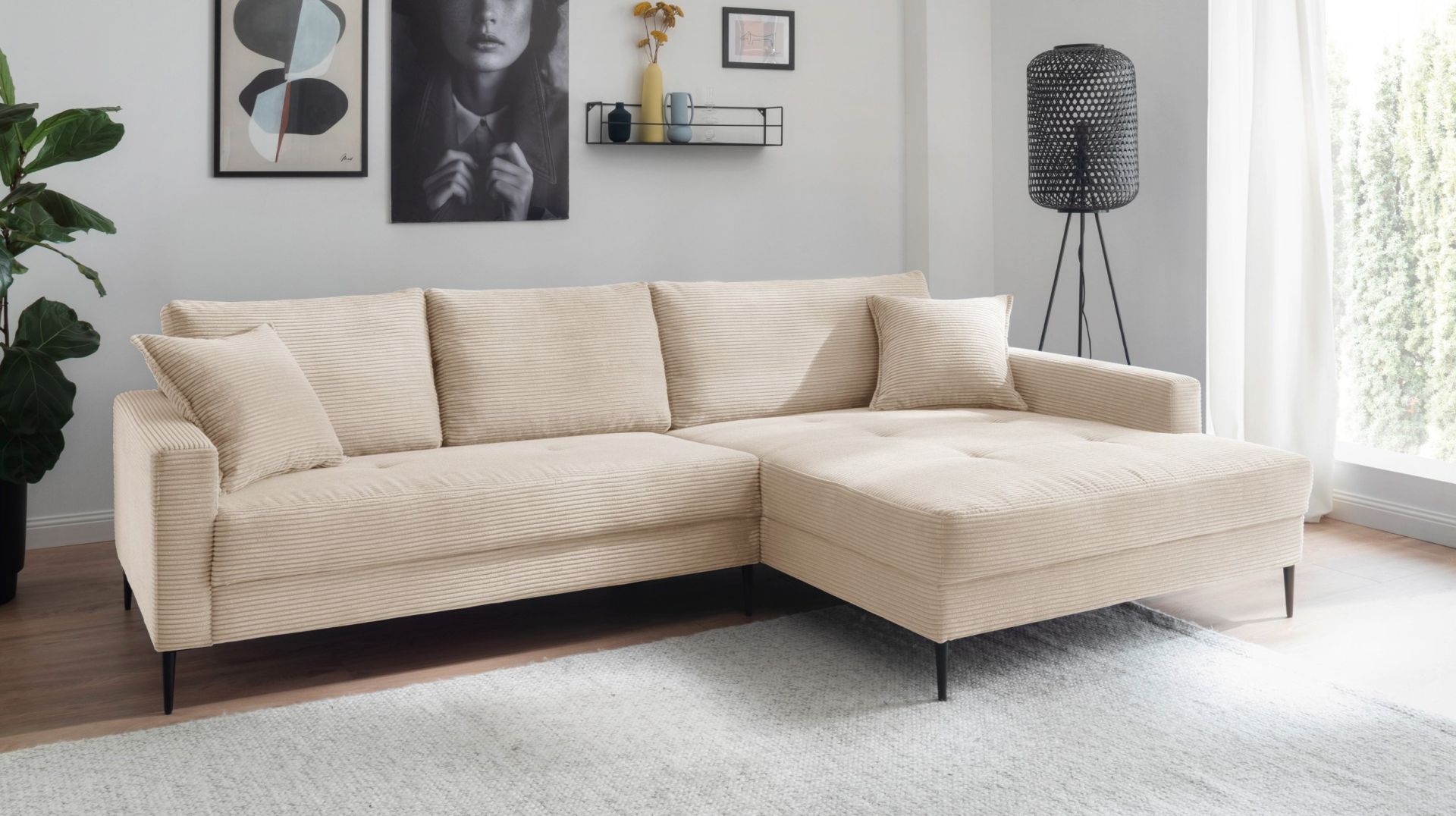 Elegante Ecksofas mit Schlaffunktion & Stauraum | MassivArt