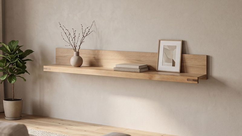 Wandboard Wildeiche massiv geölt 138 cm - FREYJA
