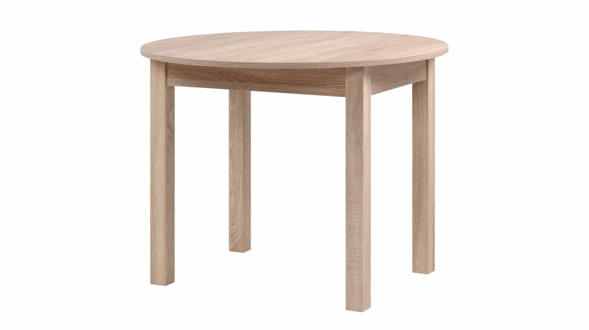 Esstisch Rund Ausziehbar Durchmesser 100 Cm Esstisch rund ausziehbar Sonoma Eiche 100 cm - COBURG